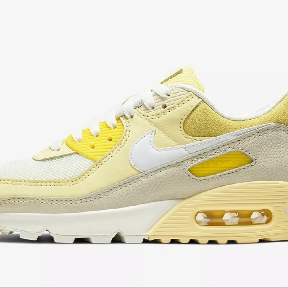 Nike Air Max 90 SE Princess Charming Yellow DJ5198-100 Women's Sizes - Picture 2 of 9